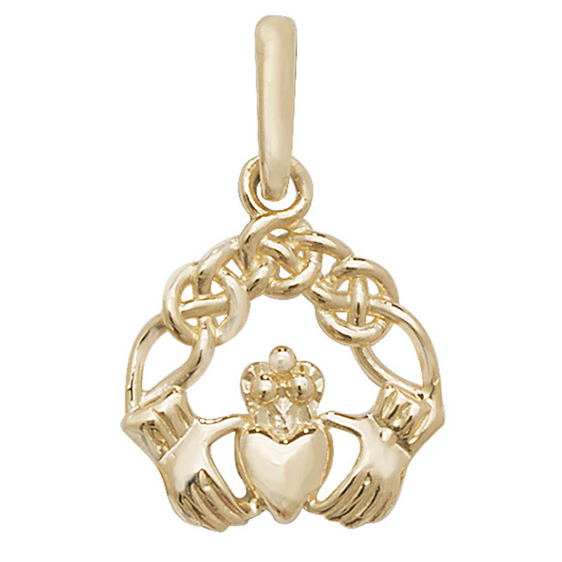 9ct Claddagh Pendant