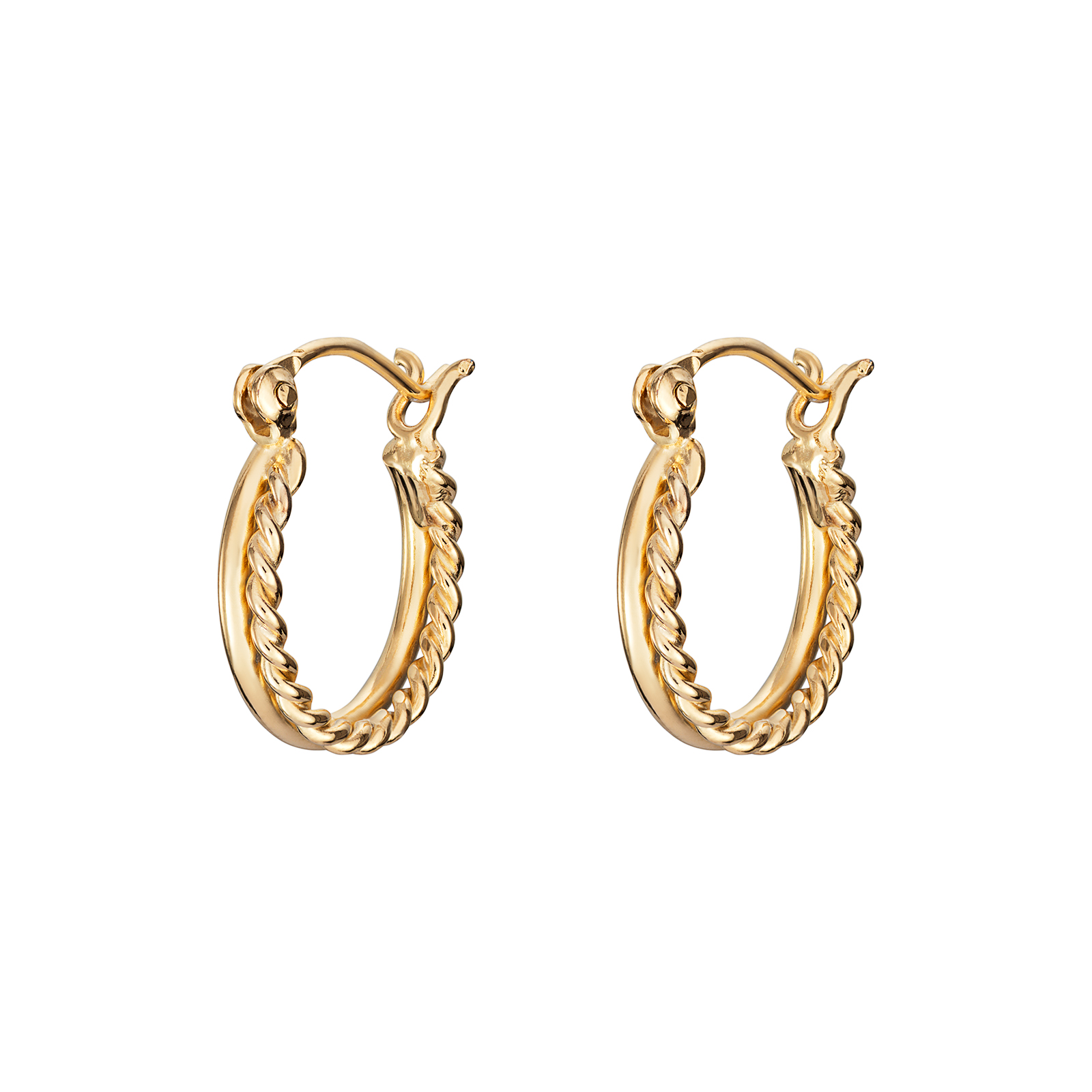 G/P Double Hoop Earrings