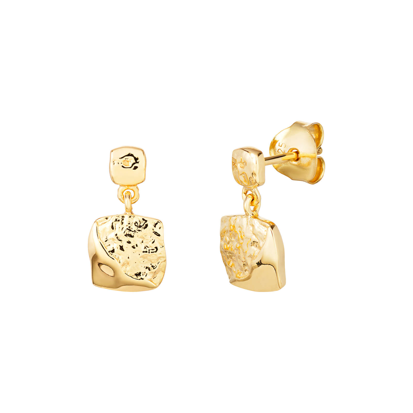 S/S G/P Drop Earrings