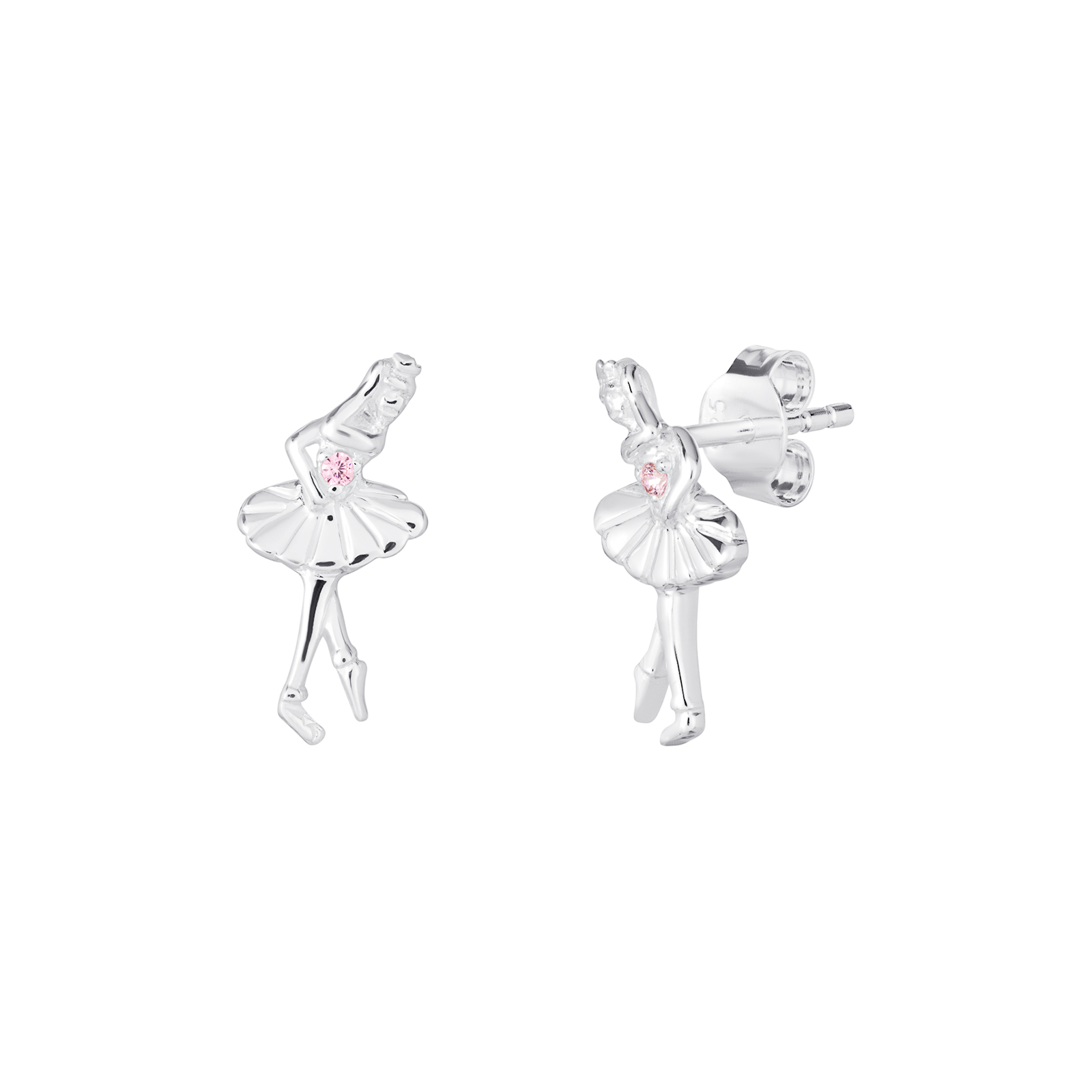 S/S CZ Ballerina Style Earrings