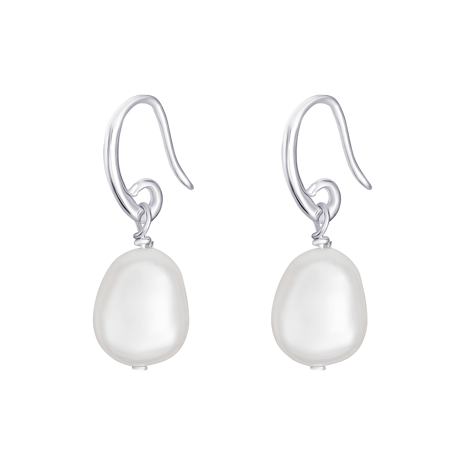 S/S Pearl Drop Earrings