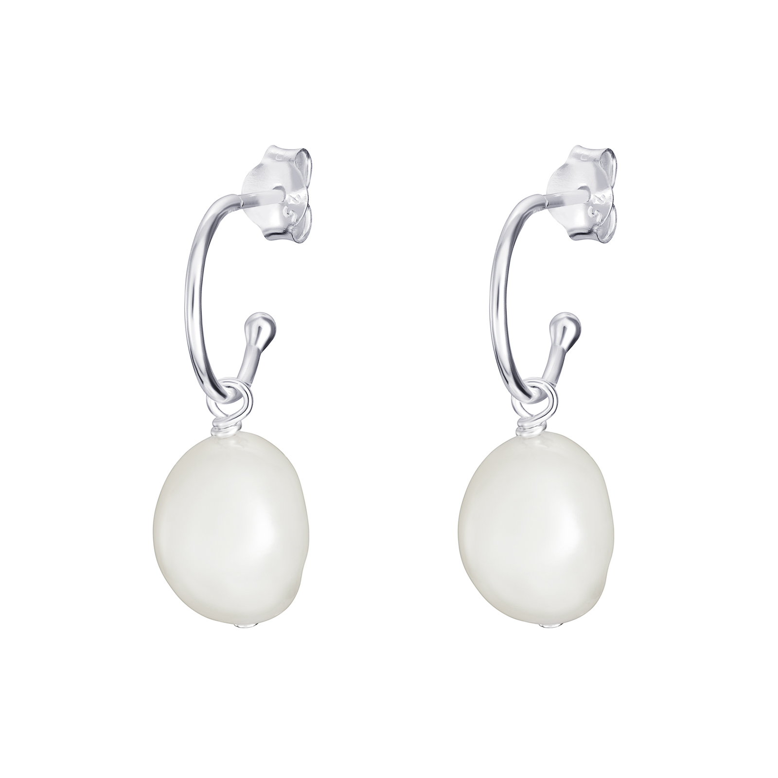 S/S Pearl Drop Earrings