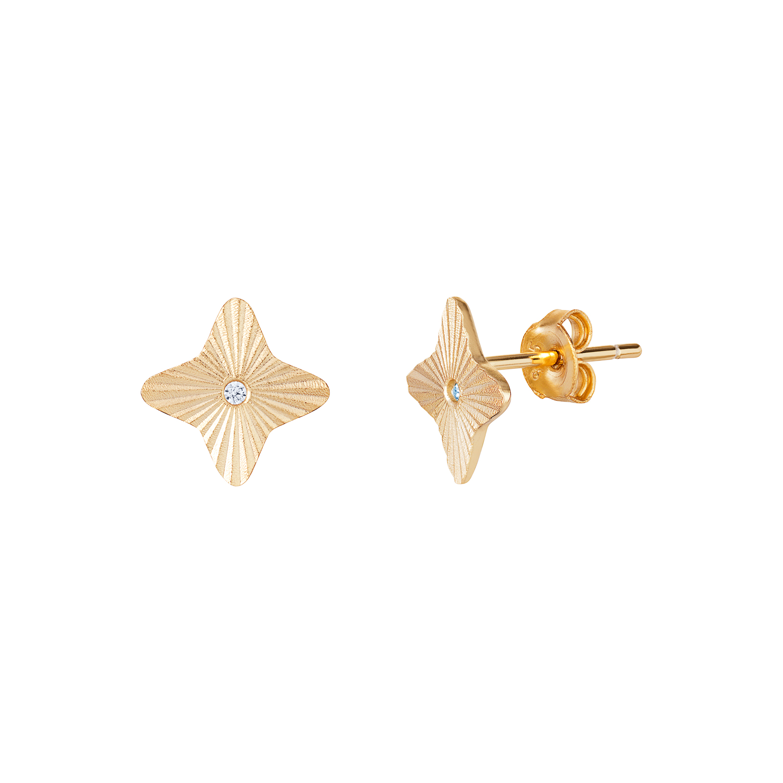 S/S G/P CZ Earrings