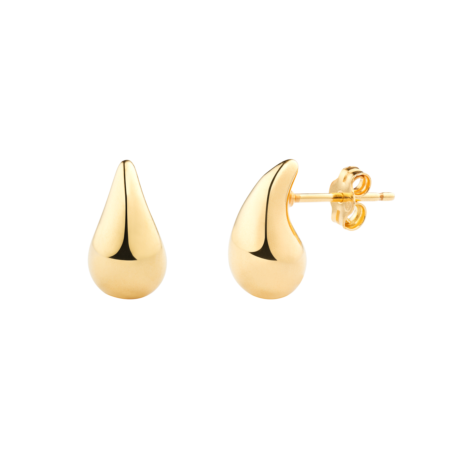 S/S G/P Tear Drop Earrings