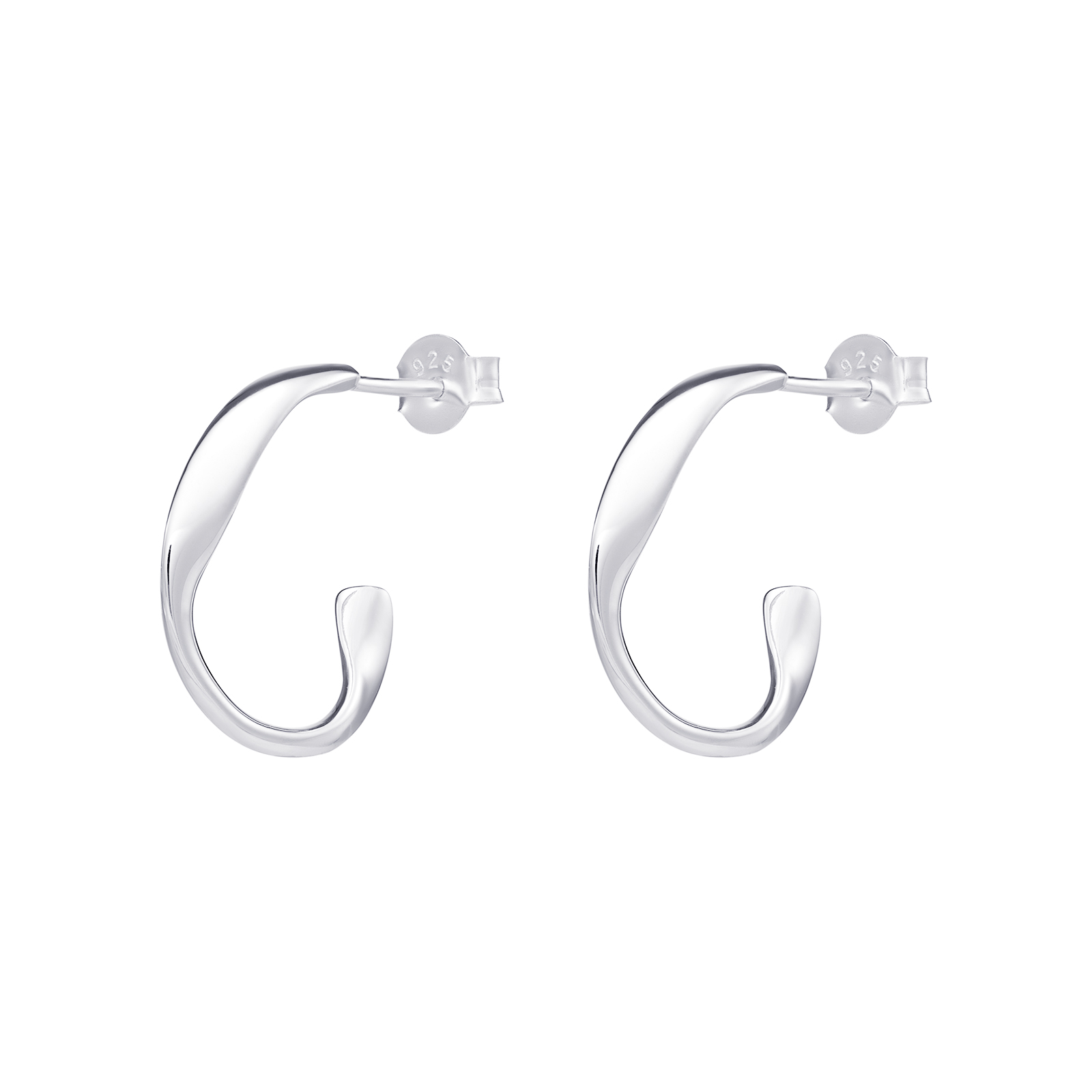 S/S Twist Hoop Earrings