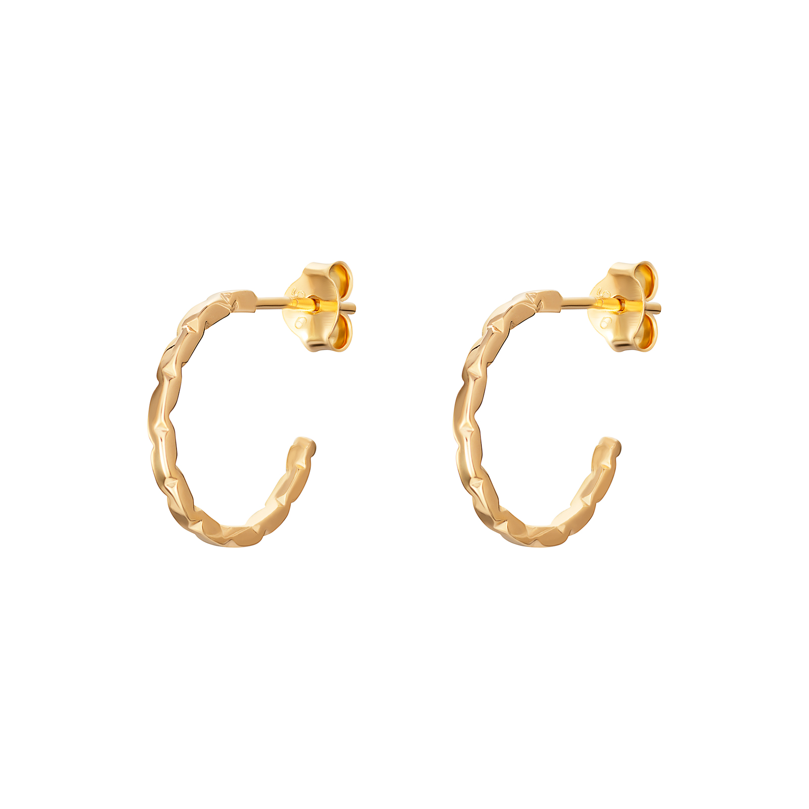 S/S G/P Hoop Earrings