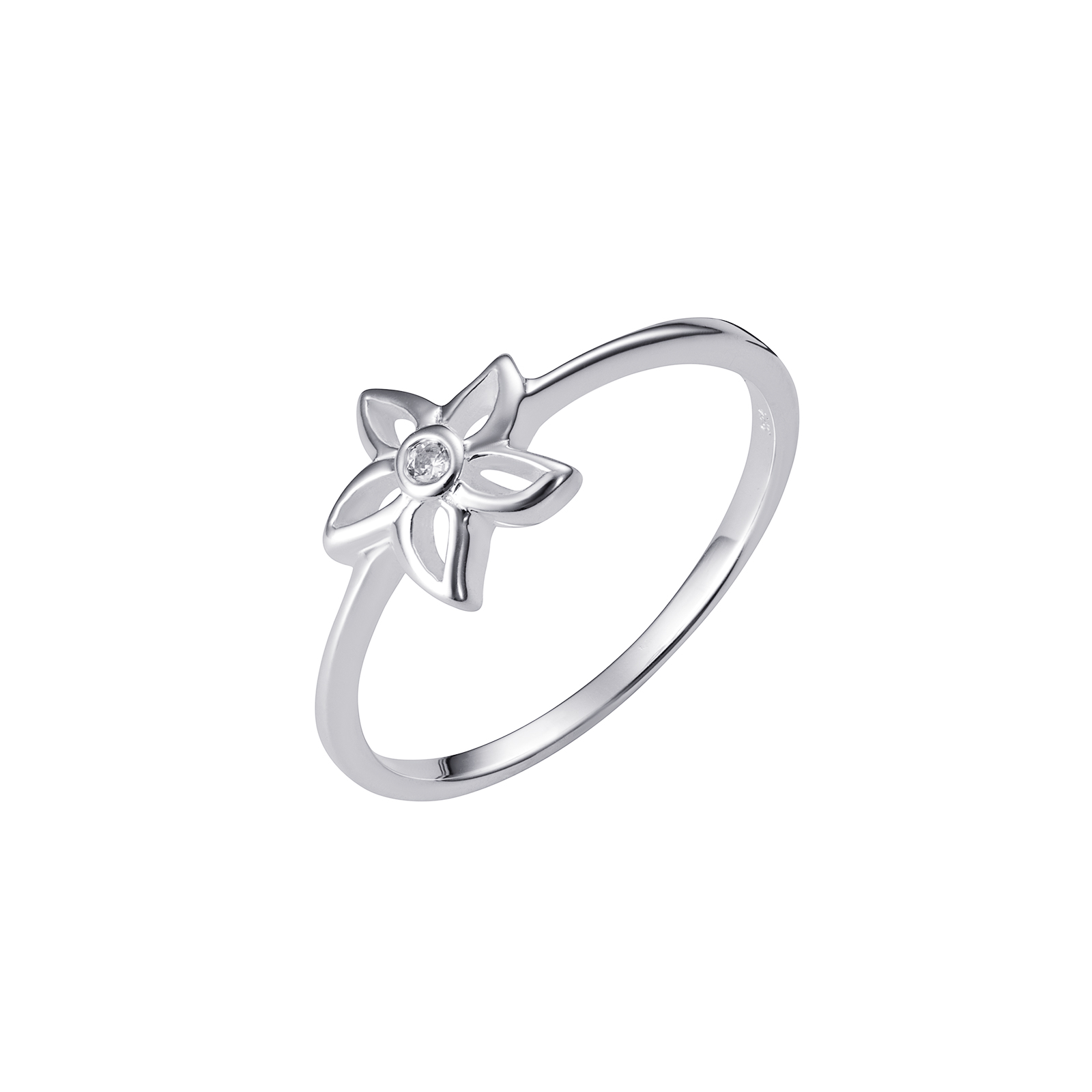 S/S CZ Star Ring